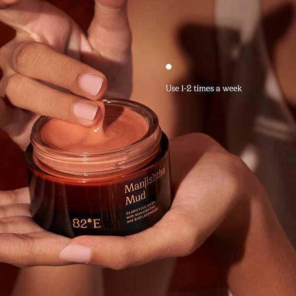 82E Manjishtha Mud Clarifying Mask with Manjishtha and Bioflavonoids 50 ml - Masks & Peels