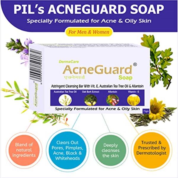 Acneguard Soap (Pack Of 3 X 75 g) 1's - Soaps