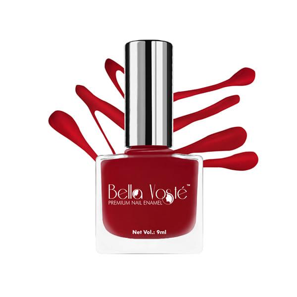 Bella Voste Gel-Shine Nail Paints Right On Red(35) 9 Ml - Nail Polish