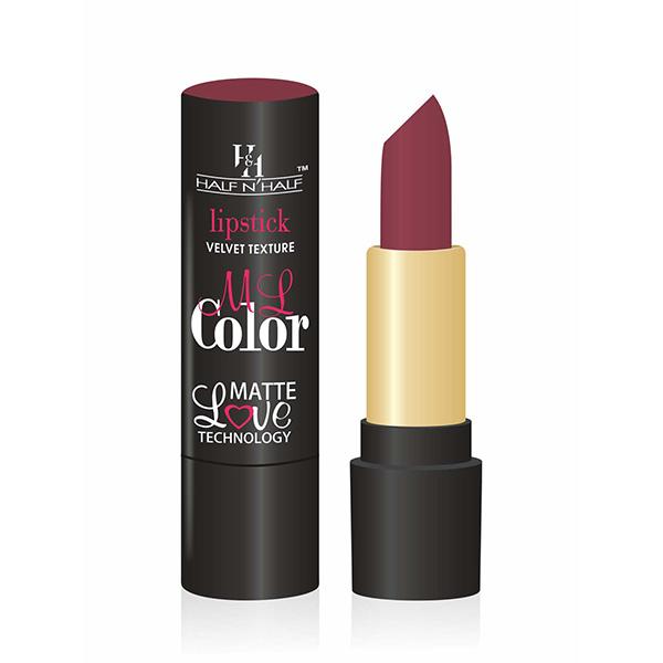 Half N Half Velvet Matte Texture Lipstick My Colour, Velvet - Maroon 3.8 gm - Lipsticks