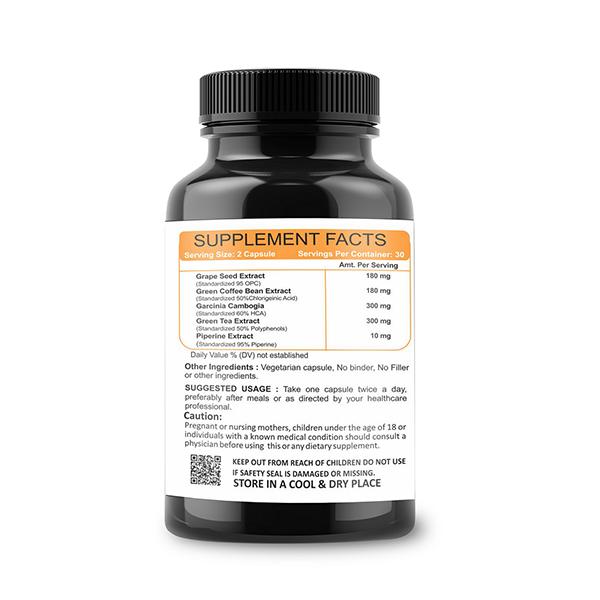 GHC Herbals Lean Pro Veg Capsule 60's - Weight Loss