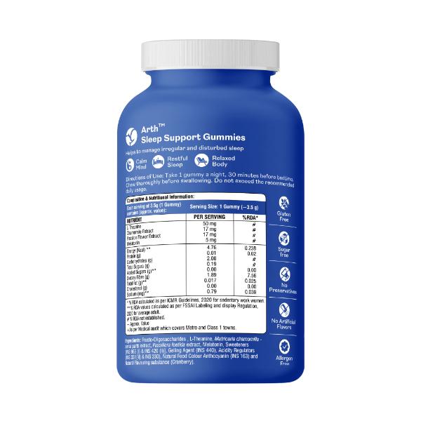 Arth Sleep Support Gummies 15's - Nutritional Supplements