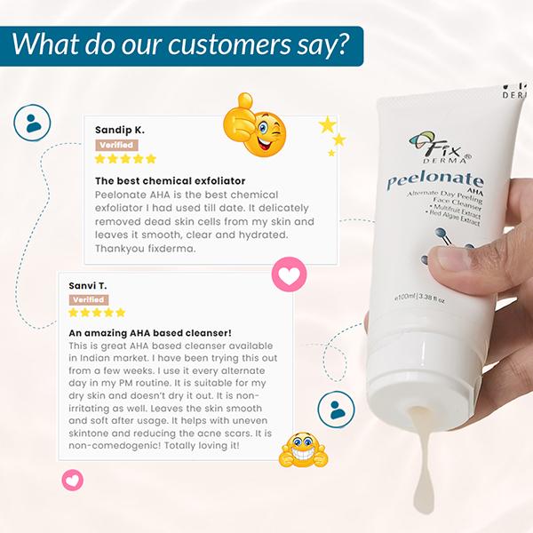 Fixderma Peelonate AHA Face Cleanser 100 ml - Face Gels