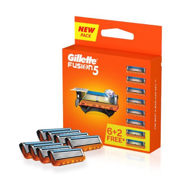 Gillette Fusion 5 Cartridges 8's - Razors & Cartridges