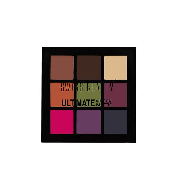 Swiss Beauty Ultimate Eyeshadow Palette - (Shade-8) 6gm - Eyeshadow, Bases & Primers