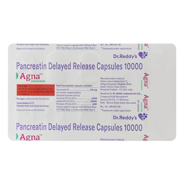 Agna 10000 Capsule 10'S - Digestion-Dig