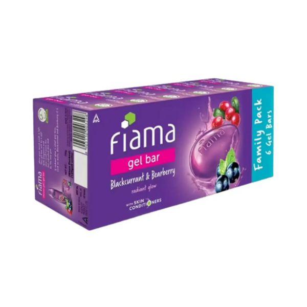 Fiama Gel Bar Blackcurrant And Bearberry, 125g each 6's - Soaps