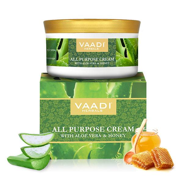 All Purpose Cream with Aloe Vera, Honey & Manjistha 150 gm - Creams/Oils/Lotions
