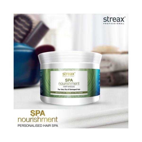 Streax Professionalhair Spa With Olive Oil 500 gm - Hair Masks & Packs