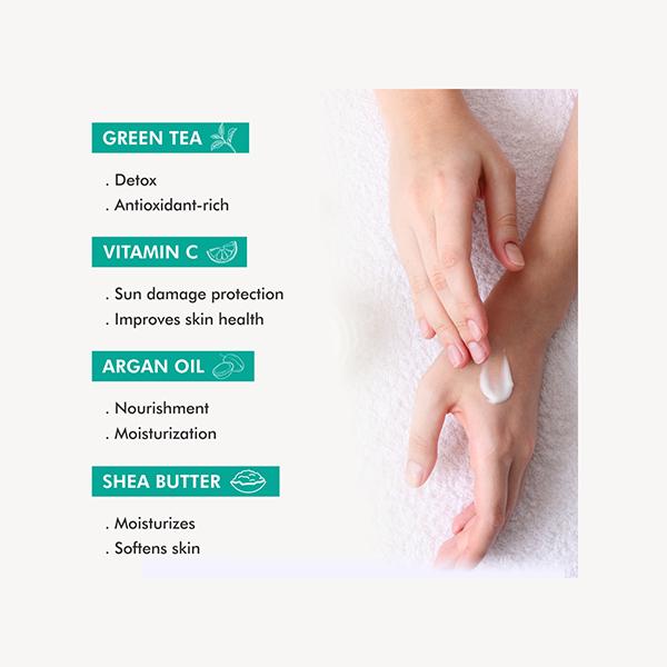 mCaffeine Naked Detox Hydrating Green Tea Body Gel Lotion 200 ml - Lotions & Creams