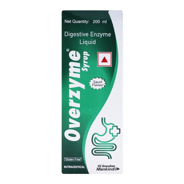Overzyme Saunf Flavour Syrup 200ml - Digestion-Dig