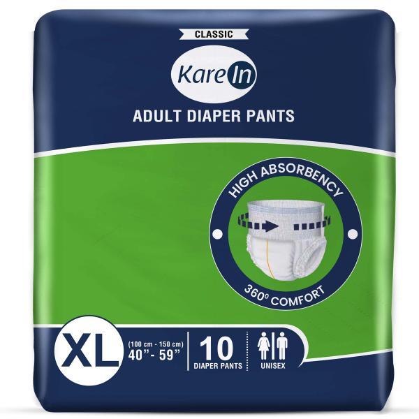 Netmeds | Kare In Adult Diapers Pants (L-XL) 10's