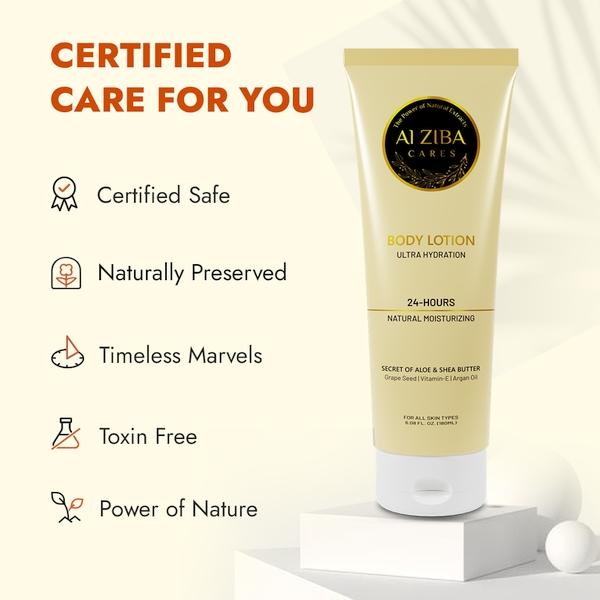 Alziba Cares Body Lotion 180 ml - Lotions & Creams