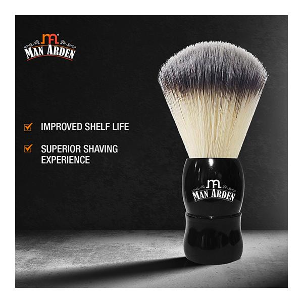 Man Arden Premium Shaving Brush - Irritation Free, High-End Bristles 1's - Shaving Brushes