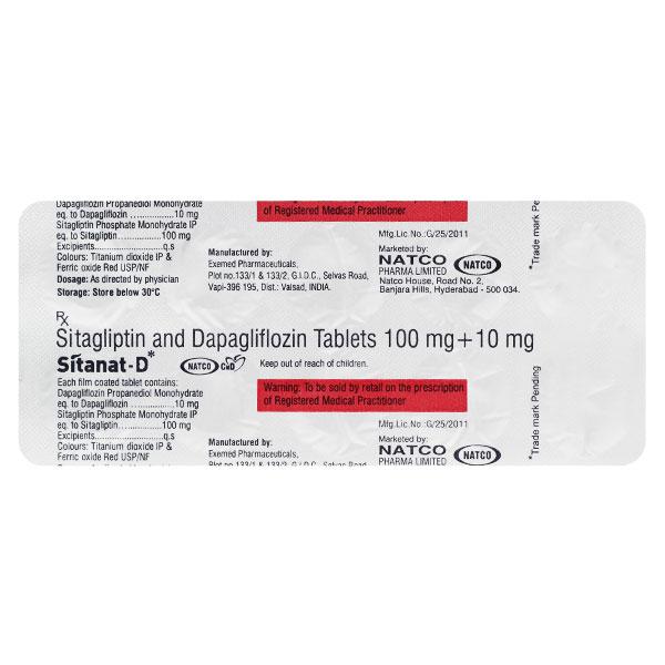 SITANAT D Tablet 10's - Diabetes-Ant