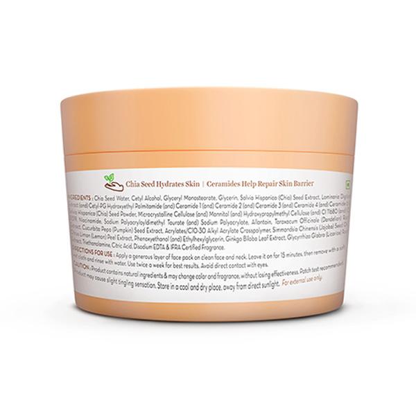 Mamaearth Chia Hydra-Calm Face Pack with Chia Seed & Ceramides for Healthy Skin Barrier 200 gm - Face Packs