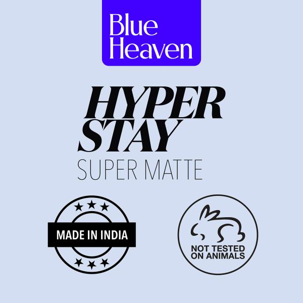 Blue Heaven Hyperstay Super Matte Lipstick Dusted Brown 726 2.2 gm - Lipsticks
