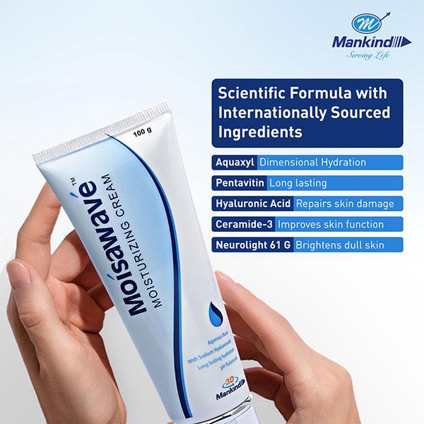 MOISAWAVE MOISTURIZING Cream 100gm - Dry Skin-Emo