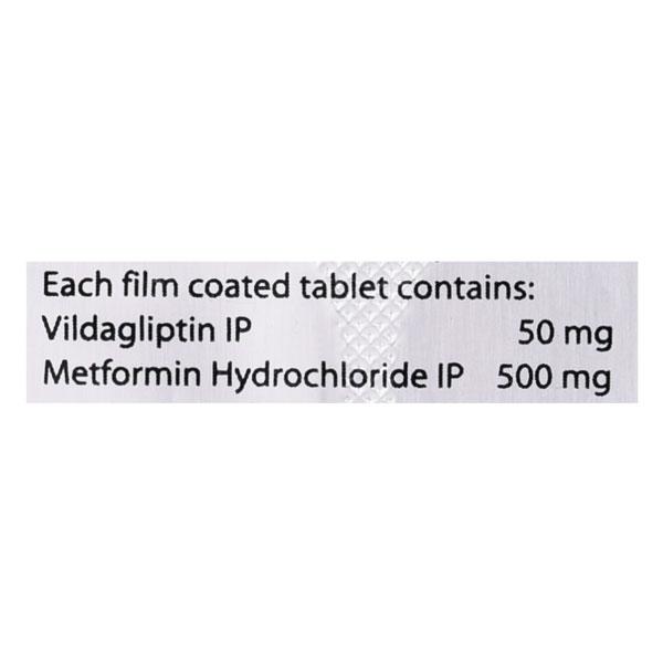 VILACT M 500mg Tablet 10's - Diabetes-Ant