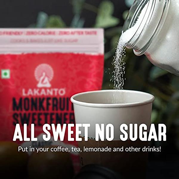 Lakanto Monkfruit Sweetener- Classic (Pack Of 4 x 200 g) 1's - Sugar Substitutes (Fitness)