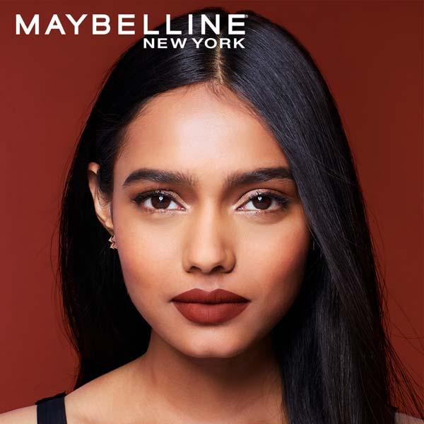 Maybelline New York Color Sensational The Creamy Mattes 677 Noho Amber 3.9gm - Lipsticks