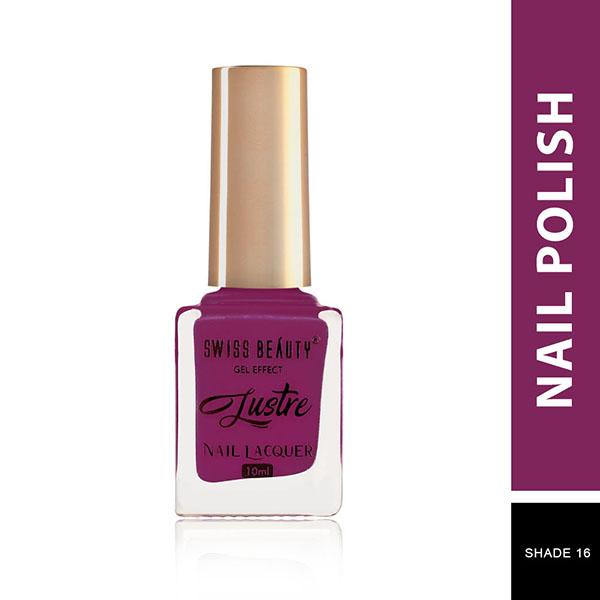 Swiss Beauty Luster Nail Polish - (Shade-16) 10 ml - Nail Polish