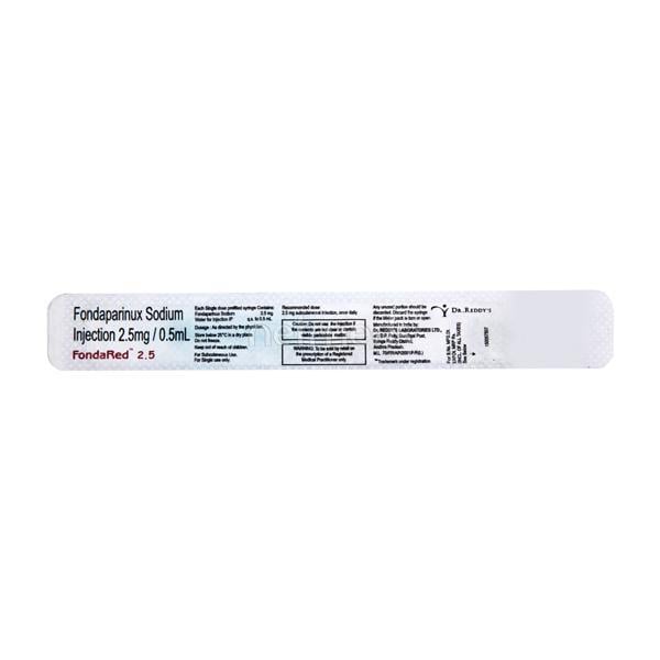 Fondared 2.5mg Injection 0.5ml - Blood Clot-Ant