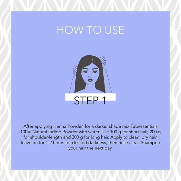 Fabessentials 100% Natural Indigo Powder Makes Hair Shiny Silky & Soft 120 ml - Powder