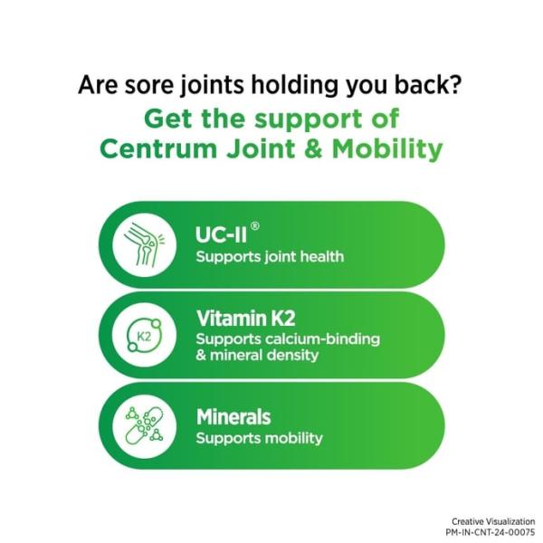 Centrum Joint & Mobility Capsule 10's - Calcium And Minerals