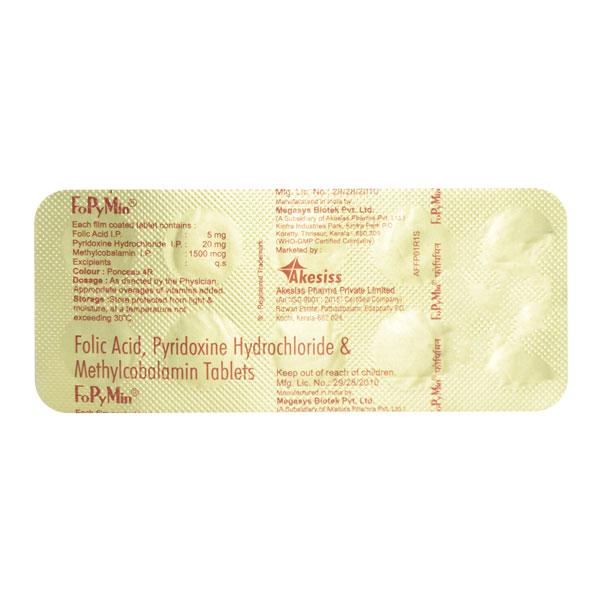 Fopymin Tablet 10'S - Supplements-Vam