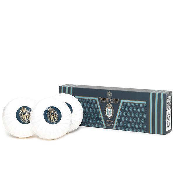 Netmeds | Truefitt and Hill Grafton Bath and Body Soap Essential Grooming Collection 150gm 3's
