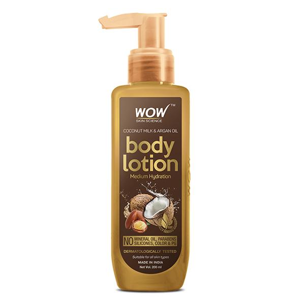 WOW Skin Science Coconut Milk and Argan Oil Body Lotion 200 ml - Lotions & Creams