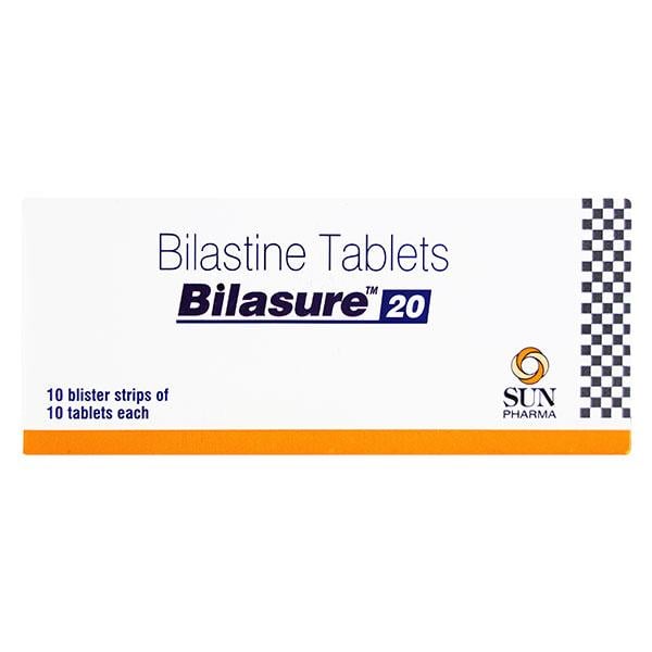 BILASURE 20mg Tablet 10's - Allergies-Ant