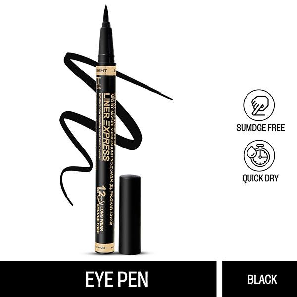 Netmeds | Insight Cosmetics Make Up Essentials Liner Express Matte Black 1.5gm