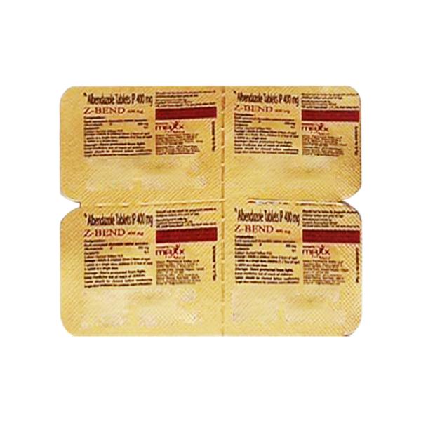 Z BEND 400mg Tablet 1's - Parasitic Worms-Ant