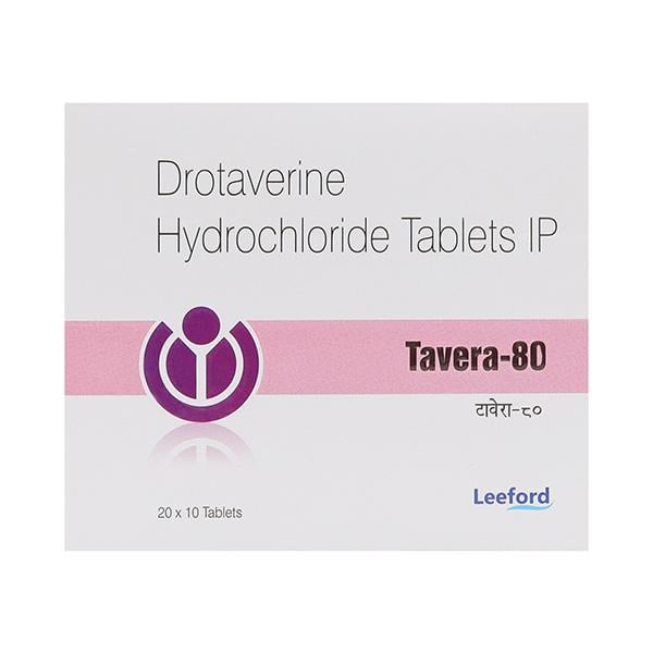 TAVERA 80 Tablet 10's - Muscle Spasm-Ant