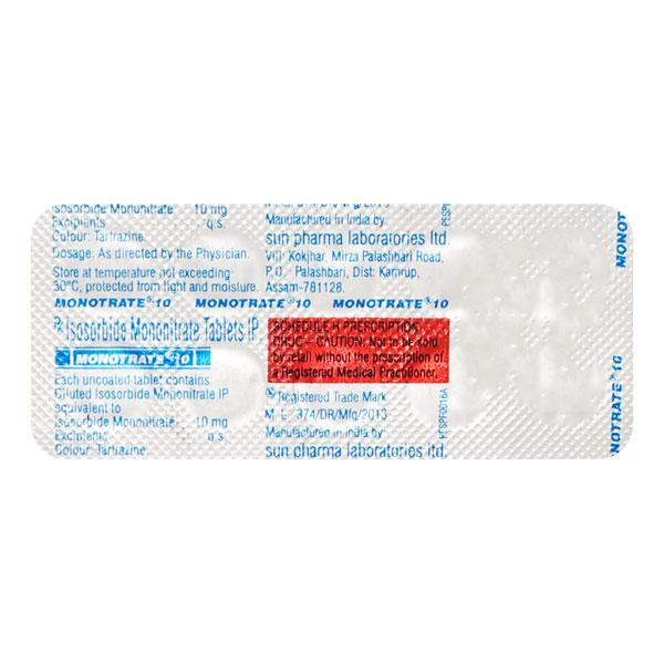 Netmeds | Monotrate 10mg Tablet 10'S