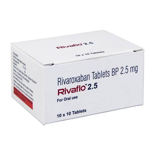 RIVAFLO 2.5 Tablet 10's - Blood Clot-Ant