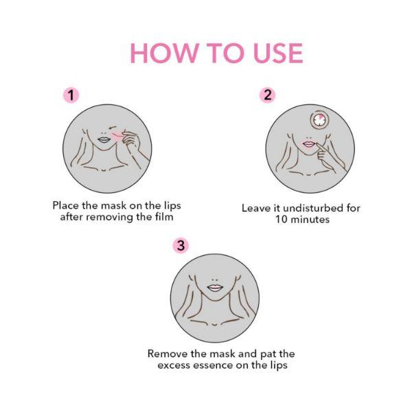 O3+ Lip Exfoliator Enzyme D-Tan Sheet Mask 5 gm - Lip Scrubs