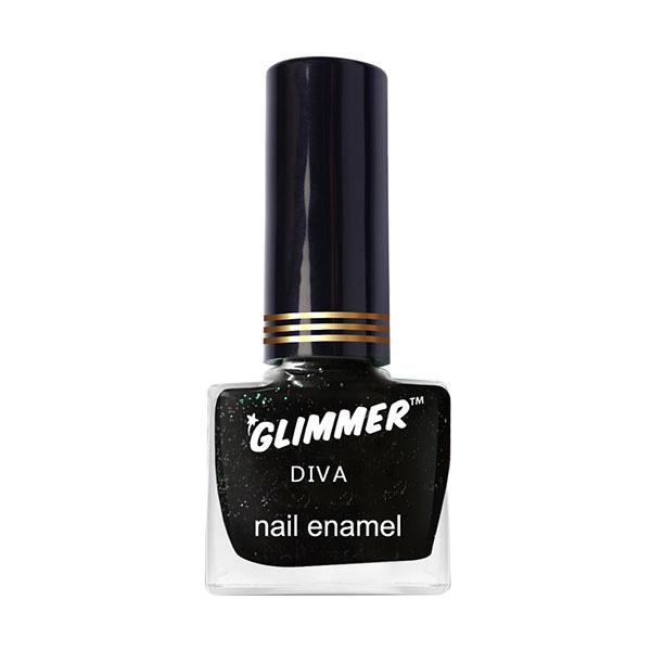 GL -9 ml 130BBLACK GLIMMER 9 ml - Nail Polish