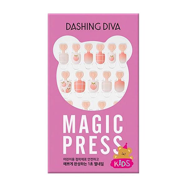 Netmeds | Dashing Diva Magicpres Nail Polish - Soft Peach 1's
