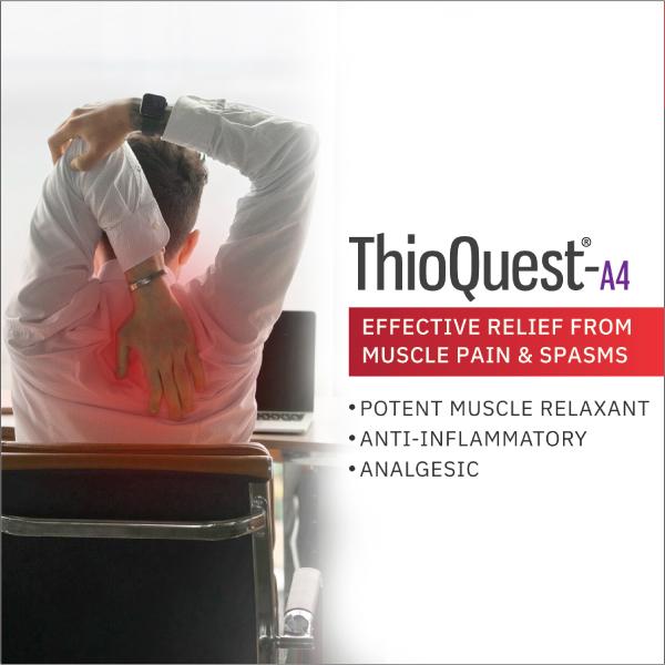 Thioquest A 4mg Tablet 10'S - Muscle Cramps/Spasticity-Mus