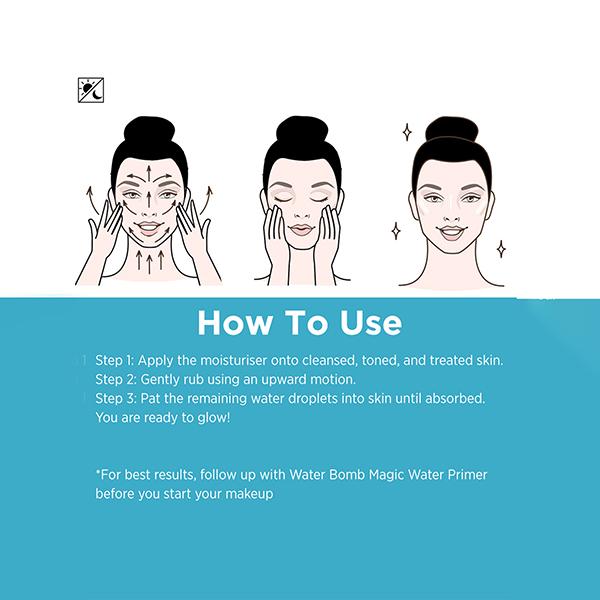 Colorbar Water Bomb Magic Water Creme Hydrating Glow Moisturiser 30ml - Day Cream