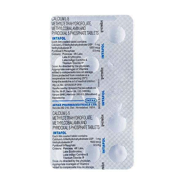 Intafol Tablet 15'S - Supplements-Vam