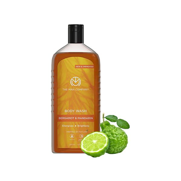 The Man Company Bergamot & Mandarin Body Wash 200 ml - Shower Gels & Body Wash