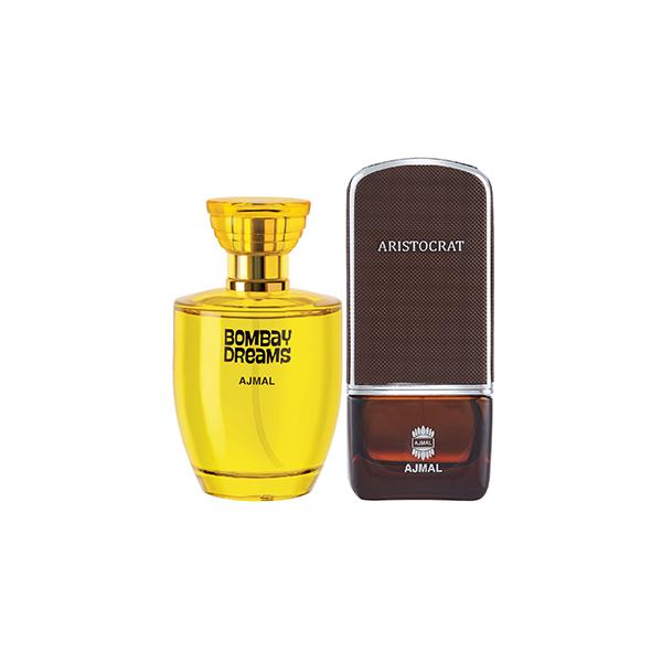 Ajmal Bombay Dreams EDP Floral Fruity Perfume And Aristocrat EDP Citrus Woody Perfume 175 ml - Perfumes (Edt/Edp)