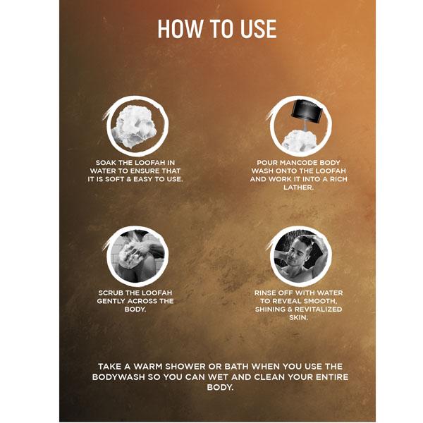 Mancode Shea Butter Body Wash 450 ml - Shower Gels & Body Wash