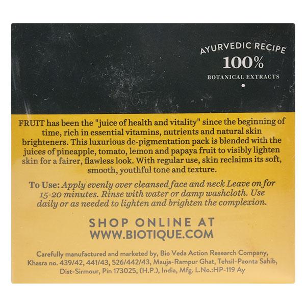 Biotique Bio Fruit Face Pack 75 gm - Face Packs