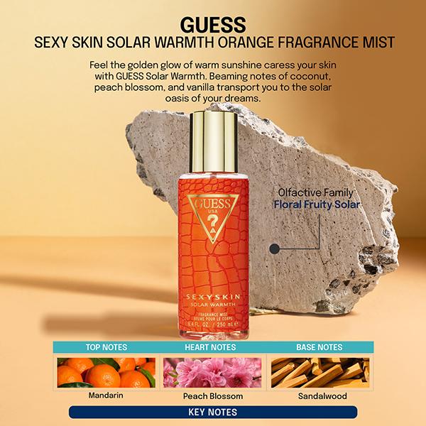 Guess Sexy Skin Solar Warmth Orange Fragrance Mist 250 ml - Body Mist/Spray