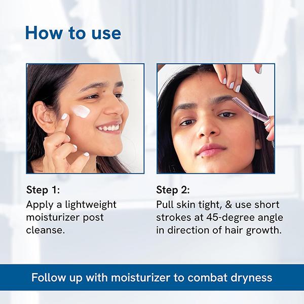 Be Bodywise Face Razor 3's - Intimate Hygiene